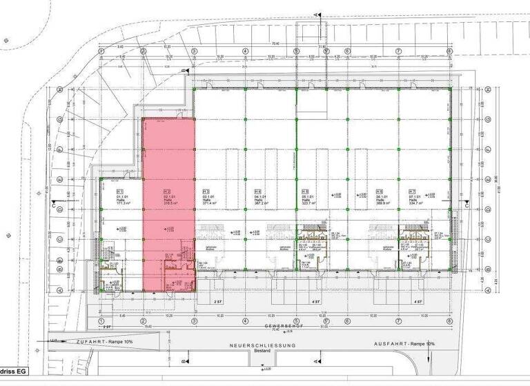 Halle/Industriefläche zur Miete 4.027 € 320 m² Lagerfläche Ohligs-Aufderhöhe Solingen 42699
