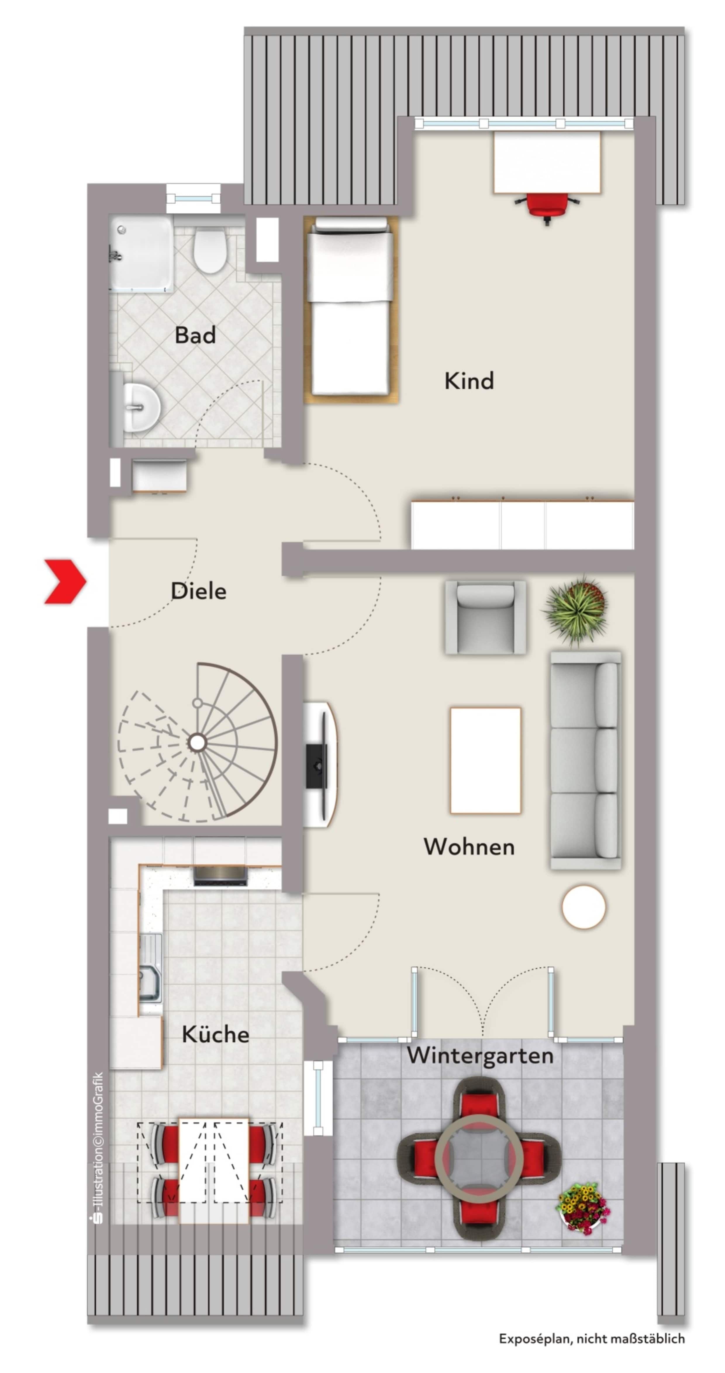 Wohnung zum Kauf 320.000 € 4 Zimmer 94 m²<br/>Wohnfläche ab sofort<br/>Verfügbarkeit Sindelfingen 1 Sindelfingen 71063