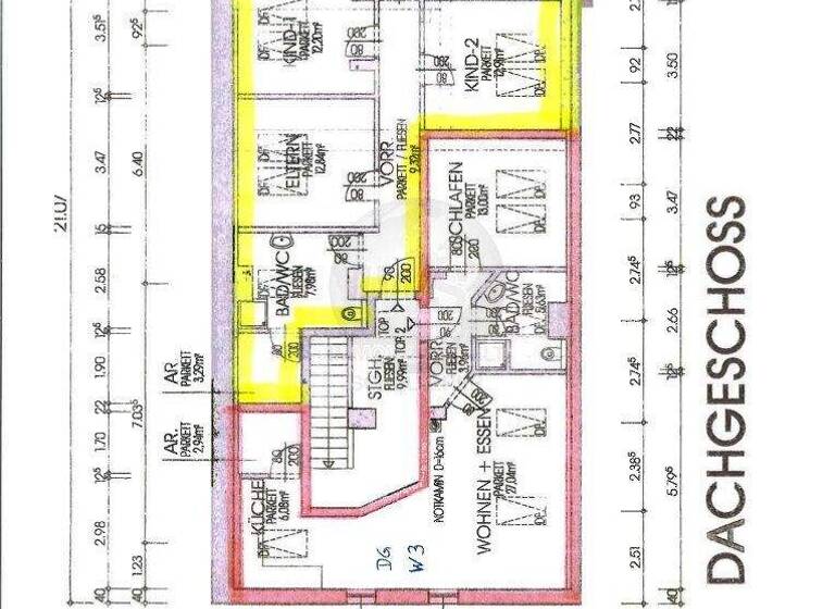 Wohnung zur Miete 740 € 4,5 Zimmer 93 m² frei ab sofort Raab 4760