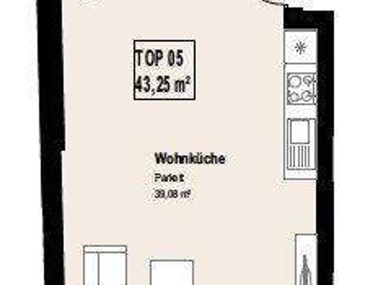 Wohnung zum Kauf 229.000 € 2 Zimmer 43,3 m² 1. Geschoss Wien 1120