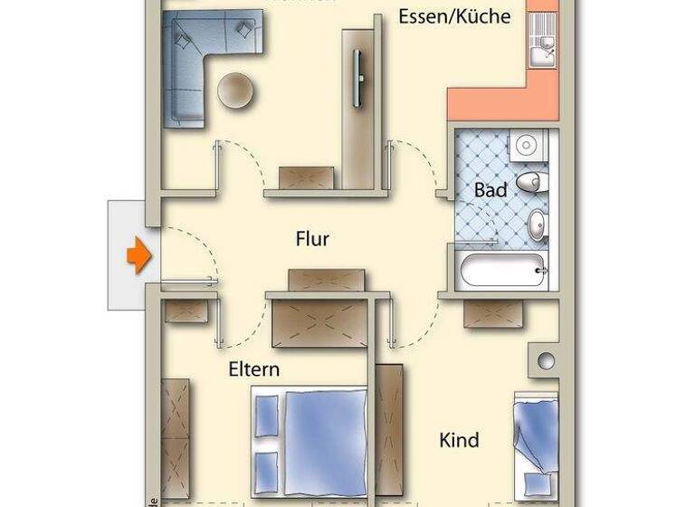 Wohnung zum Kauf 369.000 € 3 Zimmer 83 m² 2. Geschoss Landsberg Landsberg am Lech 86899