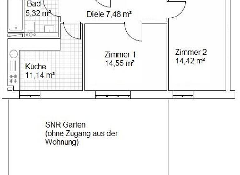 Wohnung zum Kauf 199.000 € 2 Zimmer 52,9 m² 2. Geschoss Normannenstraße 7 b Altglienicke Berlin 12524