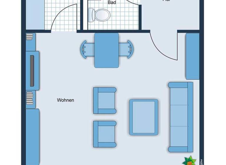 Studio zum Kauf 179.500 € 1 Zimmer 36 m² 2. Geschoss Göggingen Augsburg / Göggingen 86199