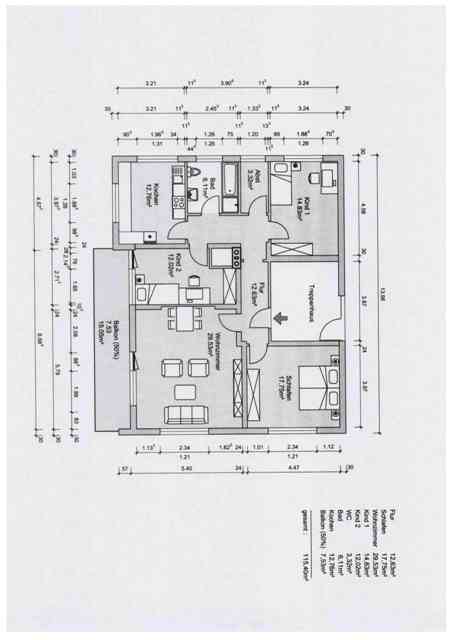 Wohnung zum Kauf 199.000 € 4 Zimmer 115 m²<br/>Wohnfläche 1.<br/>Geschoss Bersrod Reiskirchen - Bersrod 35447