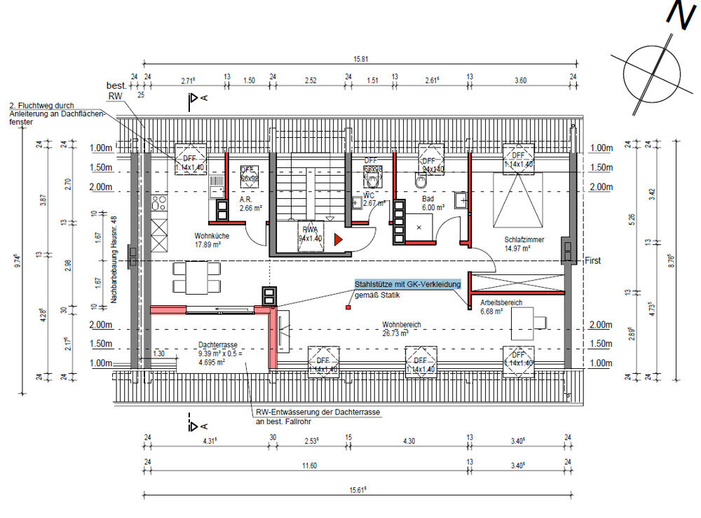 Wohnung zur Miete 860 € 3 Zimmer 82 m²<br/>Wohnfläche 01.03.2025<br/>Verfügbarkeit Eifelstraße 50 Rastpfuhl Saarbrücken / Malstatt 66113