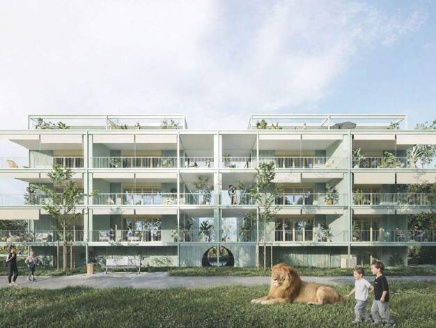 Wohnung zum Kauf - Erstbezug provisionsfrei 419.900 € 3 Zimmer 60,3 m² 3. Geschoss Darmstadt 64285