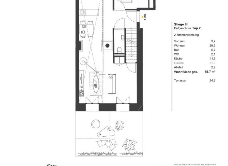 Wohnung zum Kauf - Erstbezug 629.160 € 2 Zimmer 86,7 m² Wien 1030