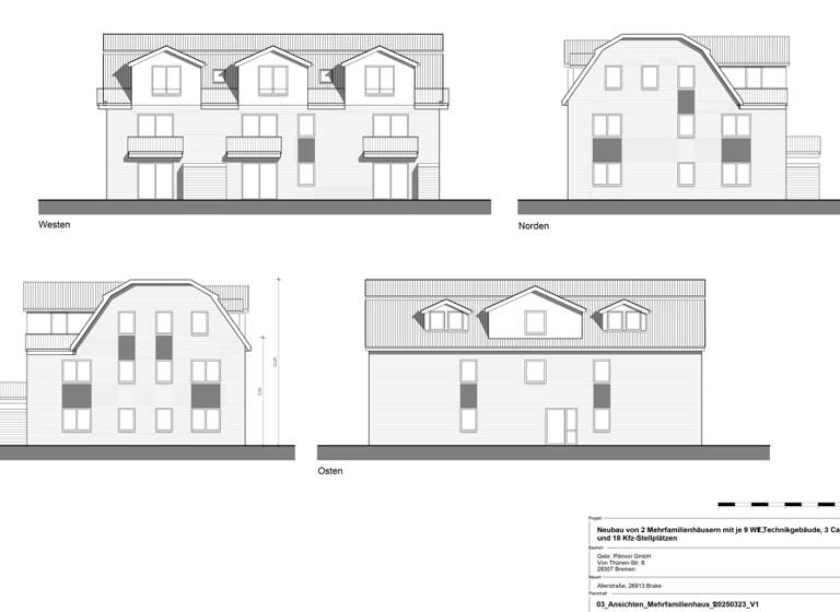 Wohnung zum Kauf - Erstbezug 165.000 € 2 Zimmer 48,4 m² EG Brake 26919