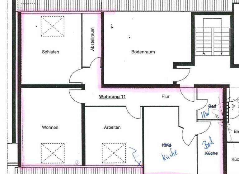 Wohnung zur Miete 850 € 3 Zimmer 83 m² Dachtmisser Weg 6 Burgdorf 31303