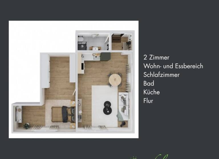 Wohnung zur Miete 500 € 1,5 Zimmer 40,2 m² EG Idar-Oberstein 55743