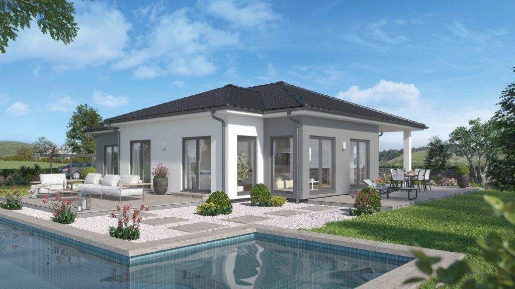 Bungalow zum Kauf provisionsfrei 565.200 € 4 Zimmer 129 m² 418 m² Grundstück Münsingen 72525