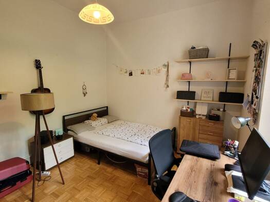 WG-Zimmer zur Miete 297 € 12 m² Geschoss 1/4 frei ab sofort Südstadt Karlsruhe 76137