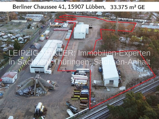 Gewerbegrundstück zum Kauf 1.600.000 € 33.375 m² Grundstück Berliner Chaussee 41 Lübben Lübben (Spreewald) 15907