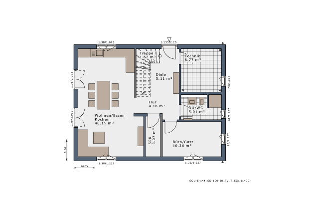 Einfamilienhaus zum Kauf provisionsfrei 463.765 € 6 Zimmer 144 m²<br/>Wohnfläche 575 m²<br/>Grundstück Sulzbach Sulzbach-Laufen 74429