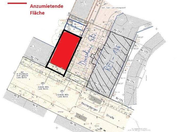 Grundstück zur Miete 42.000 € 265 m²<br/>Grundstück Kreuzberg Berlin 10999
