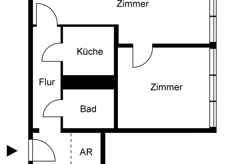 Wohnung zur Miete 292 € 2 Zimmer 53,1 m² 5. Geschoss Pablo-Neruda-Block 4 Frankfurt Frankfurt (Oder) 15230