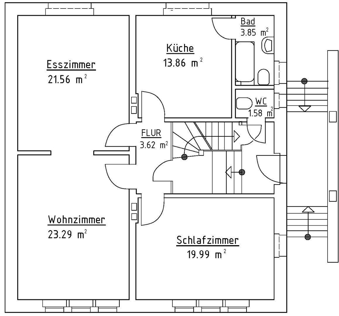 Wohnung zur Miete 730 € 3 Zimmer 87,8 m²<br/>Wohnfläche EG<br/>Geschoss Elisabethstraße 14 Beckum Beckum 59269