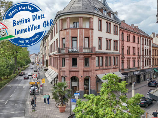 Bürogebäude zur Miete 1.080 € 3,5 Zimmer 105 m² Bürofläche Innenstadt Aschaffenburg 63739