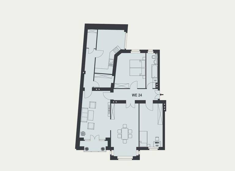 Wohnung zum Kauf 489.000 € 4 Zimmer 123,1 m² 3. Geschoss Sophie-Charlotten-Straße 46 Charlottenburg Berlin 14059