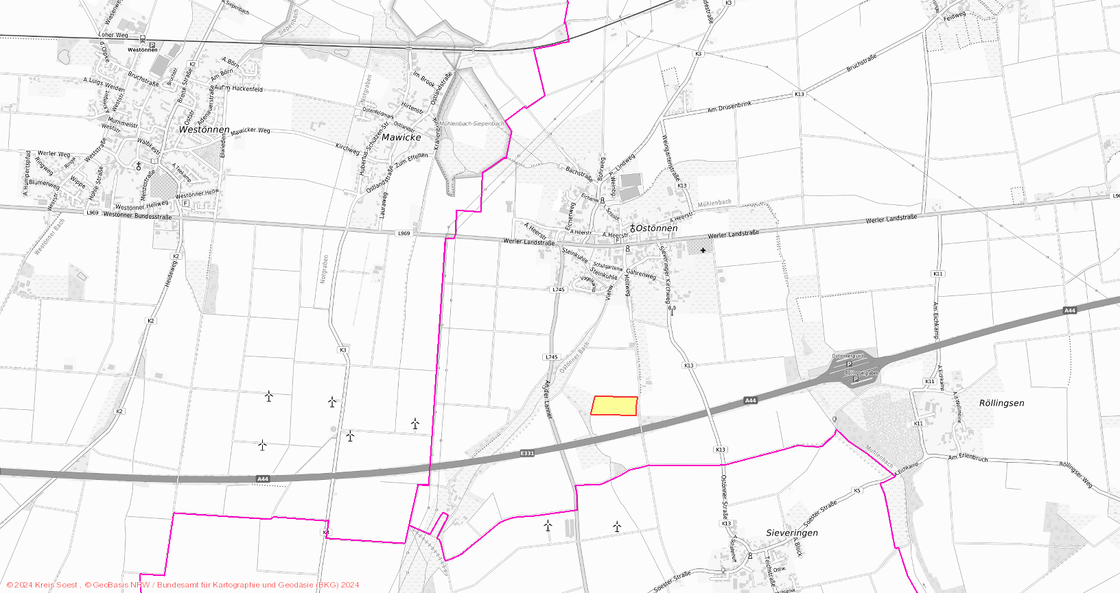 Land-/Forstwirtschaft zum Kauf 344.450 € 26.107 m²<br/>Grundstück Ostönnen Soest 59494