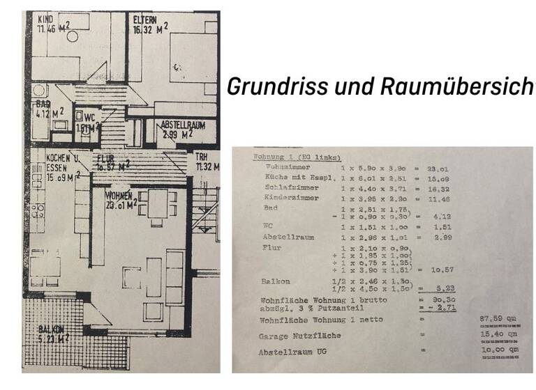Wohnung zum Kauf provisionsfrei 229.000 € 3,5 Zimmer 88 m² Geschoss EG/1 Geislingen Geislingen an der Steige 73312