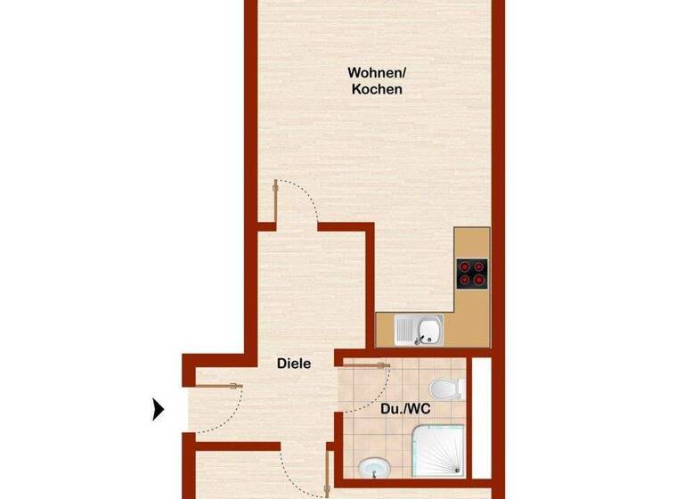 Wohnung zum Kauf 295.000 € 2 Zimmer 42 m² Borkum 26757