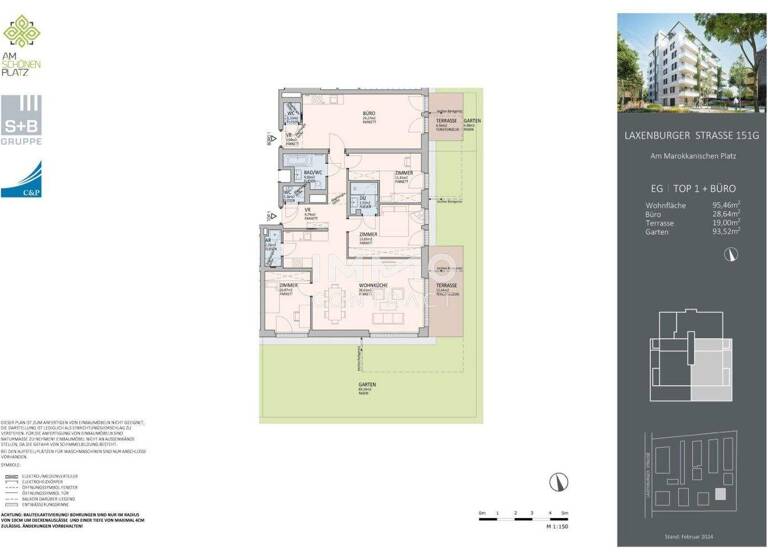 Wohnung zum Kauf - Erstbezug provisionsfrei 935.000 € 5 Zimmer 95,5 m² Wien,Favoriten 1100