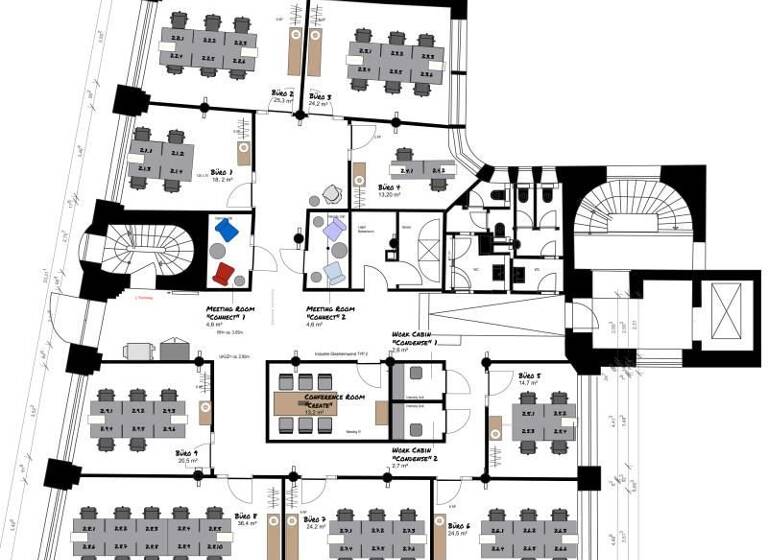 Bürofläche zur Miete 425 m²<br/>Bürofläche ab 15 m²<br/>Teilbarkeit Neustadt Hamburg 20459