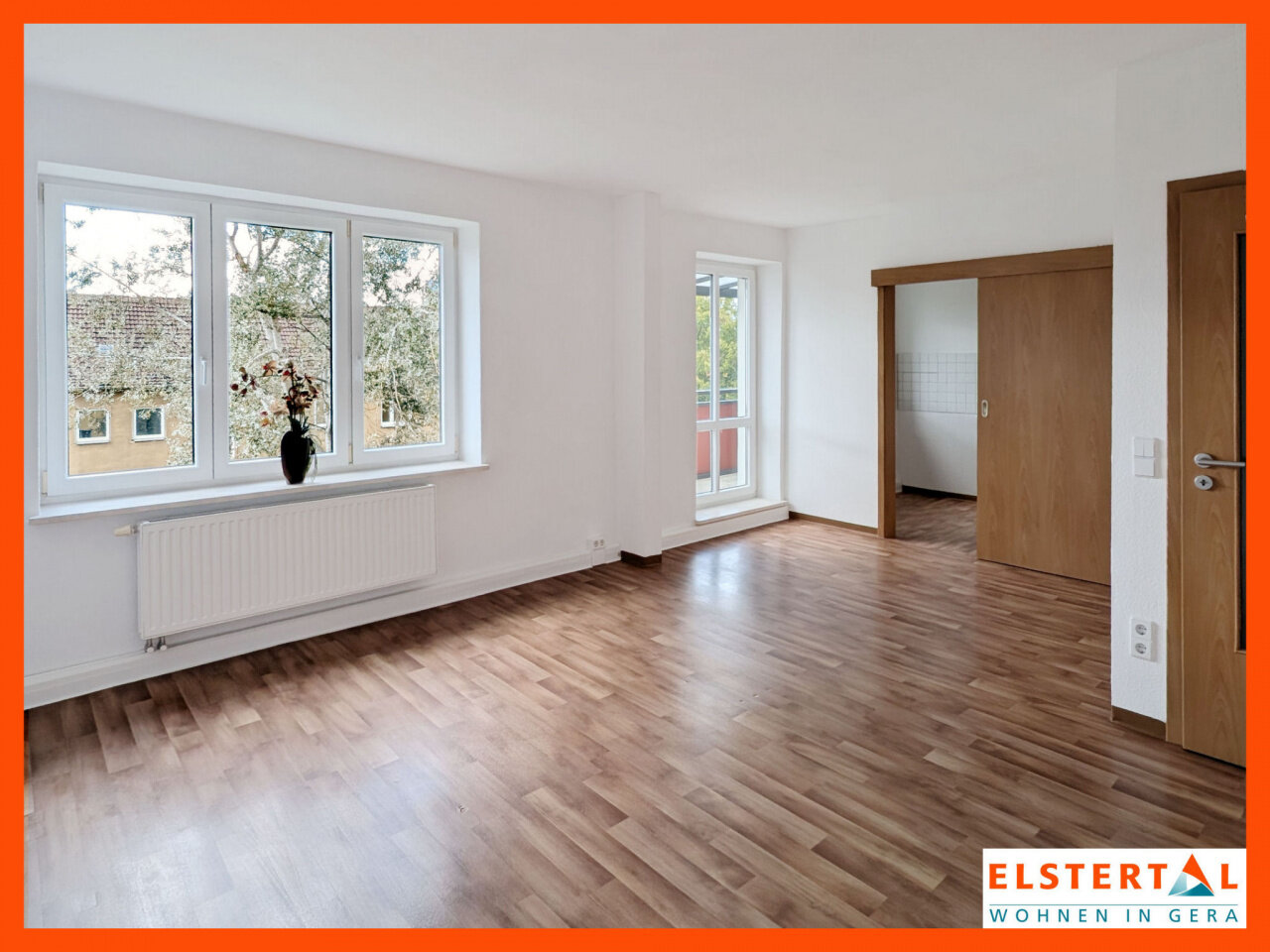 Wohnung zur Miete 480 € 3 Zimmer 65 m²<br/>Wohnfläche 3.<br/>Geschoss Hauerweg 4 Bieblach 2 Gera 07546