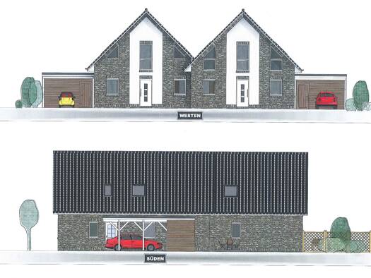 Doppelhaushälfte zum Kauf - Erstbezug 396.000 € 5 Zimmer 144,6 m² Haselünne 49740