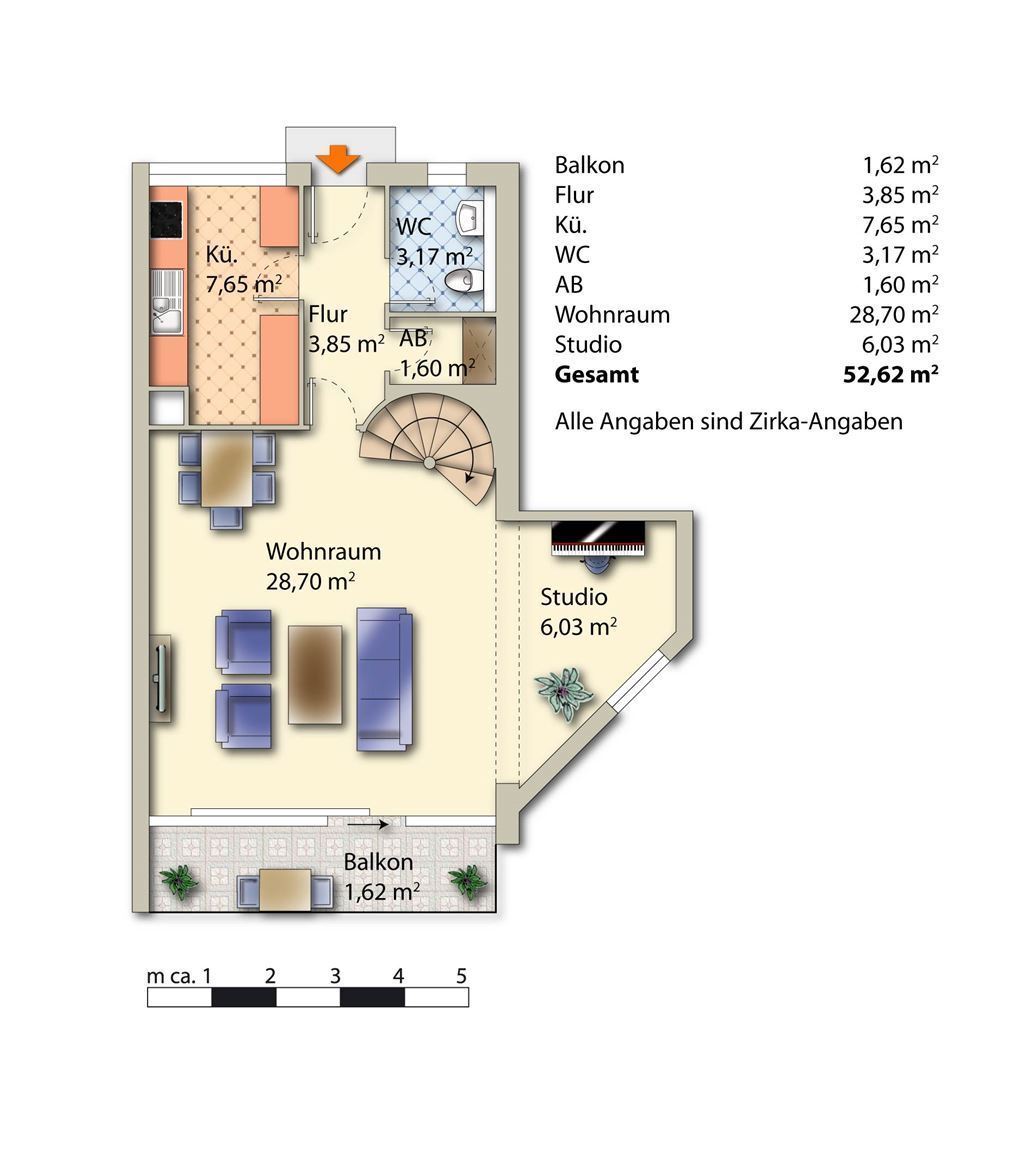 Maisonette zum Kauf 298.000 € 3,5 Zimmer 92 m²<br/>Wohnfläche 2.<br/>Geschoss 01.05.2025<br/>Verfügbarkeit Kernstadt - Nord Lahr , Schwarzwald 77933