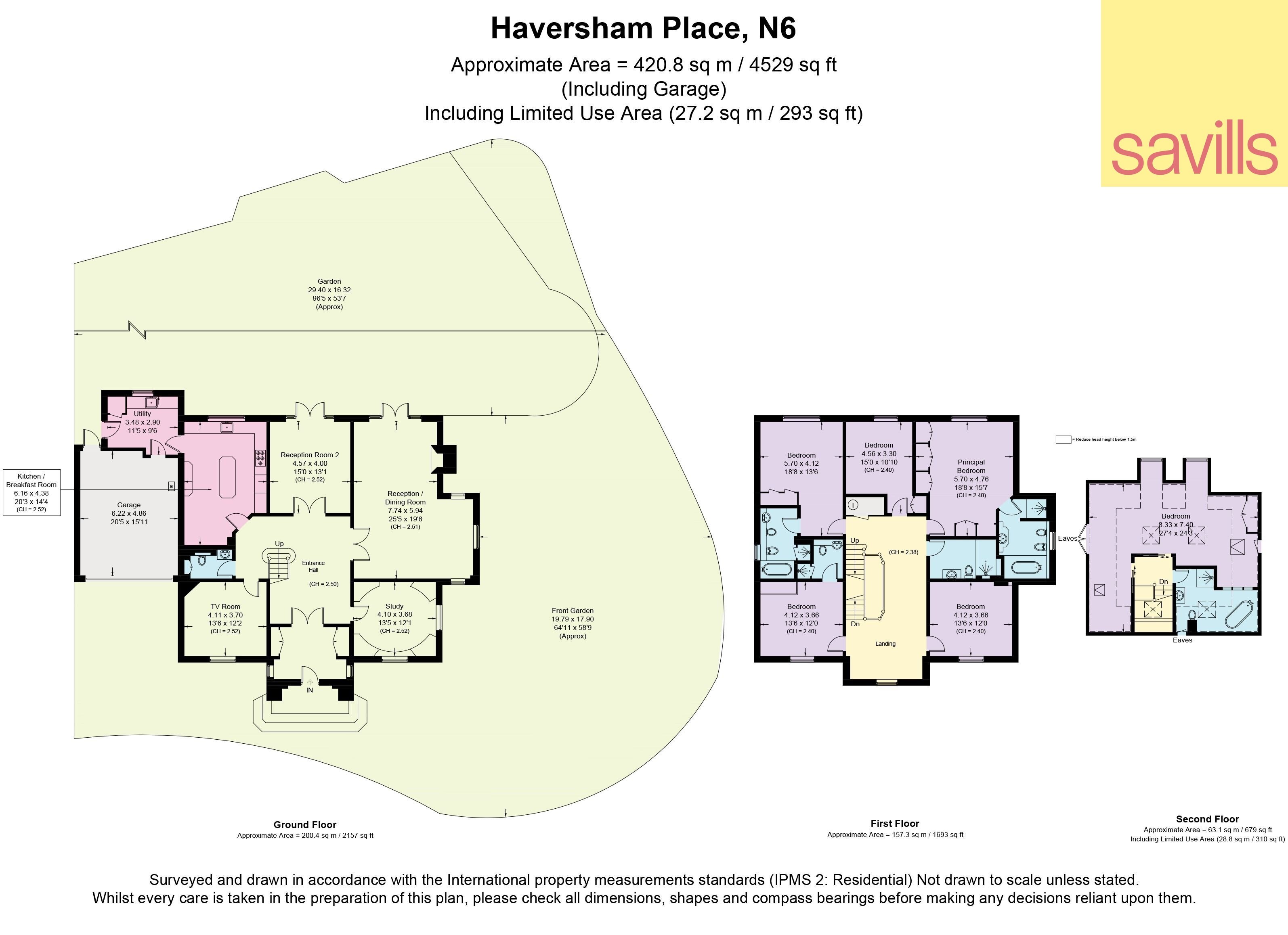 Haus zum Kauf provisionsfrei 7.091.210 € 7 Zimmer 420,8 m²<br/>Wohnfläche HAVERSHAM PLACE 7 London N6 6NG