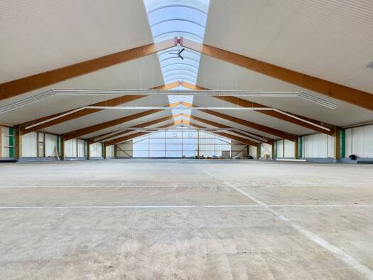 Lagerhalle zur Miete provisionsfrei 4,80 € 2.200 m² Lagerfläche teilbar von 300 m² bis 2.000 m² Arnsdorf Arnsdorf 01477