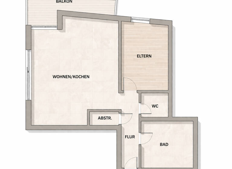 Wohnung zum Kauf - Erstbezug 760.000 € 2,5 Zimmer 73,4 m² 2. Geschoss Mitte Ulm 89073