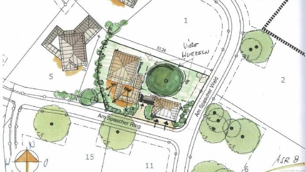 Grundstück zum Kauf provisionsfrei 633.600 € 1.408 m² Grundstück Am Spascher Ring 8 Wildeshausen 27793