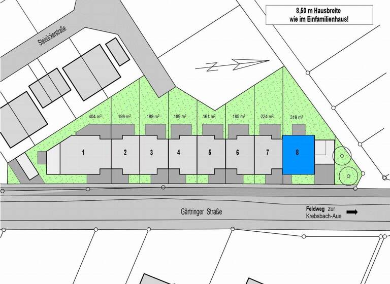 Reihenendhaus zum Kauf 958.500 € 6,5 Zimmer 176 m² 319 m² Grundstück Rohrau Gärtringen 71116
