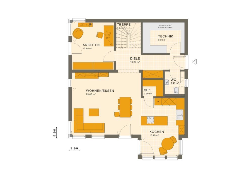 Einfamilienhaus zum Kauf 616.336 € 6 Zimmer 167 m²<br/>Wohnfläche 389 m²<br/>Grundstück Steinberg Staig 89195