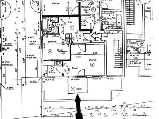 Wohnung zur Miete 550 € 2 Zimmer 55 m² Geschoss 2/3 frei ab sofort Im Öschle 19 Eybach Geislingen an der Steige 73312