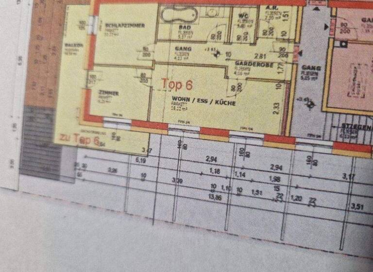 Wohnung zum Kauf 180.000 € 3 Zimmer 53 m² 1. Geschoss Gleink Steyr 4400