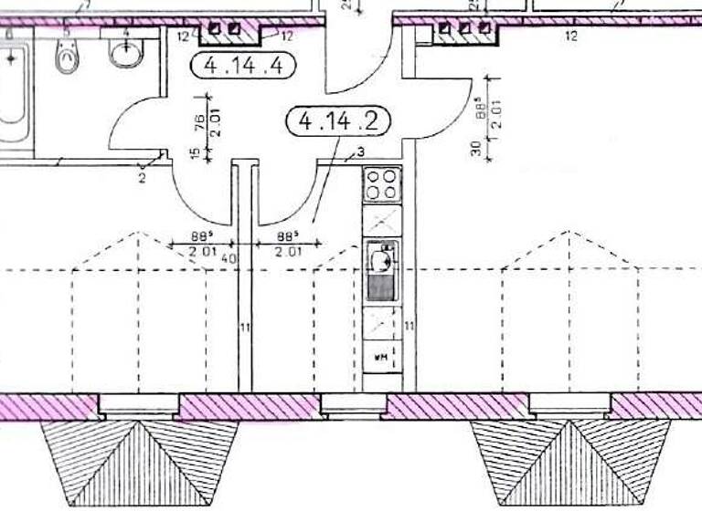 Wohnung zur Miete 265 € 2 Zimmer 50 m²<br/>Wohnfläche Dachgeschoss, 4.<br/>Geschoss Walter-Oertel-Straße 27 Kaßberg Chemnitz 09112