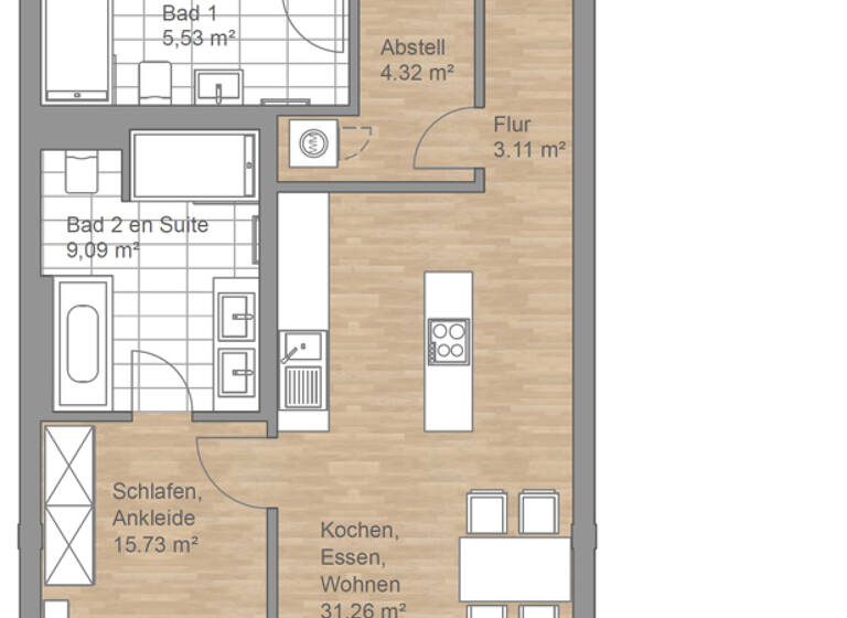 Wohnung zum Kauf 519.000 € 4 Zimmer 110,9 m²<br/>Wohnfläche 1.<br/>Geschoss Paul-Flechsig Straße 11 Meusdorf Leipzig 04289