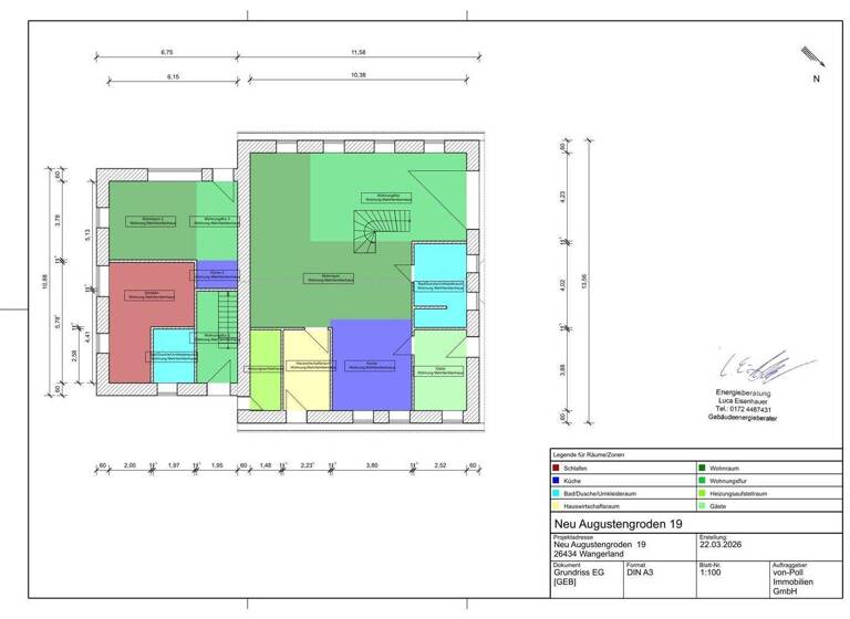 Haus zum Kauf 785.000 € 8 Zimmer 309,5 m² 7.581 m² Grundstück Friedrich Augustengroden Wangerland 26434