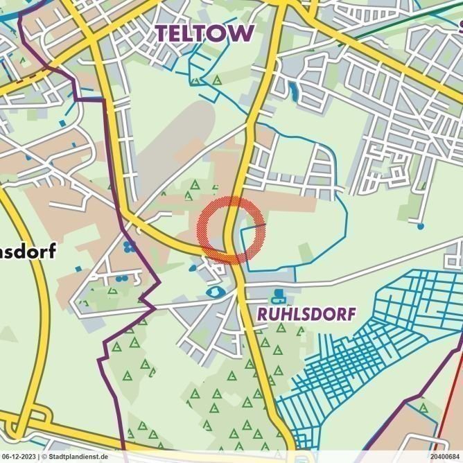 Grundstück zum Kauf 419.000 € 597 m²<br/>Grundstück Ruhlsdorf Teltow 14513