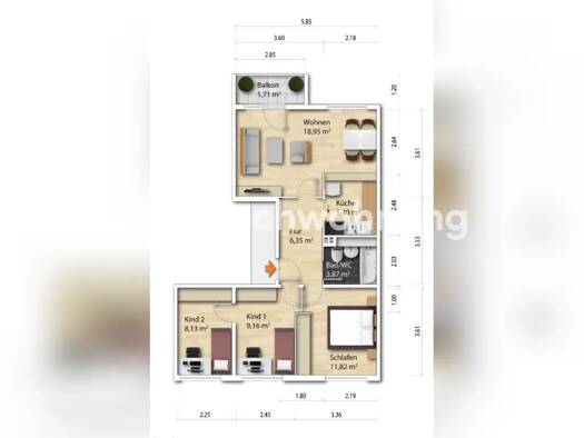 Wohnung zur Miete Tauschwohnung 389 € 4 Zimmer 66 m² Niedersedlitz Ortsamtsbereich Prohlis 01257