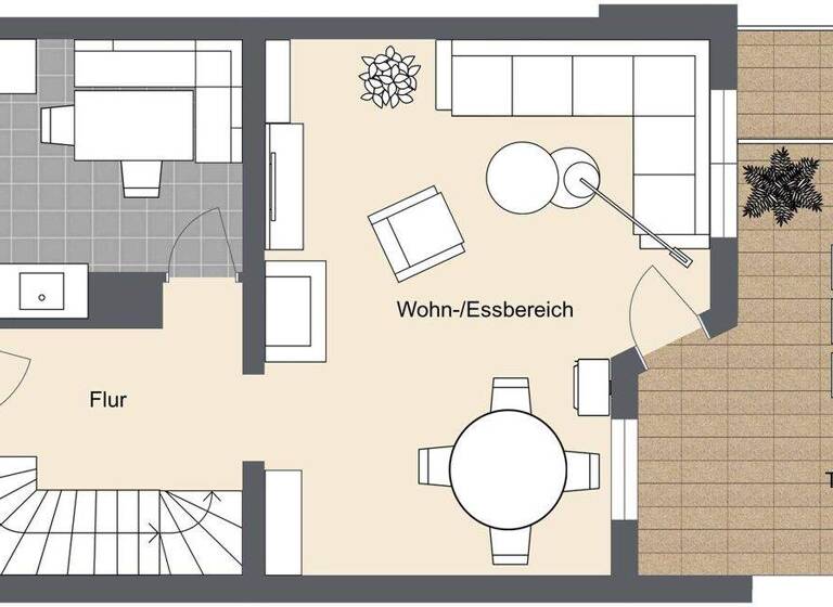 Reihenmittelhaus zum Kauf 299.900 € 4 Zimmer 90,9 m² 191 m² Grundstück Aufheim Senden 89250