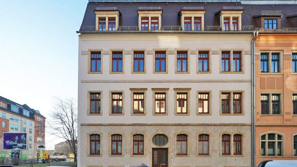 Maisonette zur Miete 609 € 2 Zimmer 58,2 m² 3. Geschoss frei ab 01.04.2026 Manitiusstraße 12 Friedrichstadt Dresden 01067