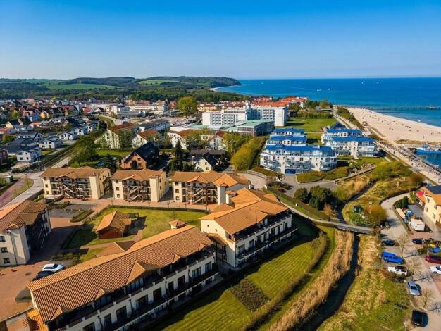 Terrassenwohnung zum Kauf provisionsfrei 348.000 € 2 Zimmer 47 m² EG Hafenstraße 18 Kühlungsborn 18225