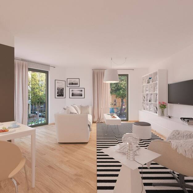 Wohnung zur Miete - Neubau 844 € 2 Zimmer 63,5 m² 2. Geschoss frei ab 01.12.2025 Jacobstraße 14 Innenstadt Halle (Saale) 06110