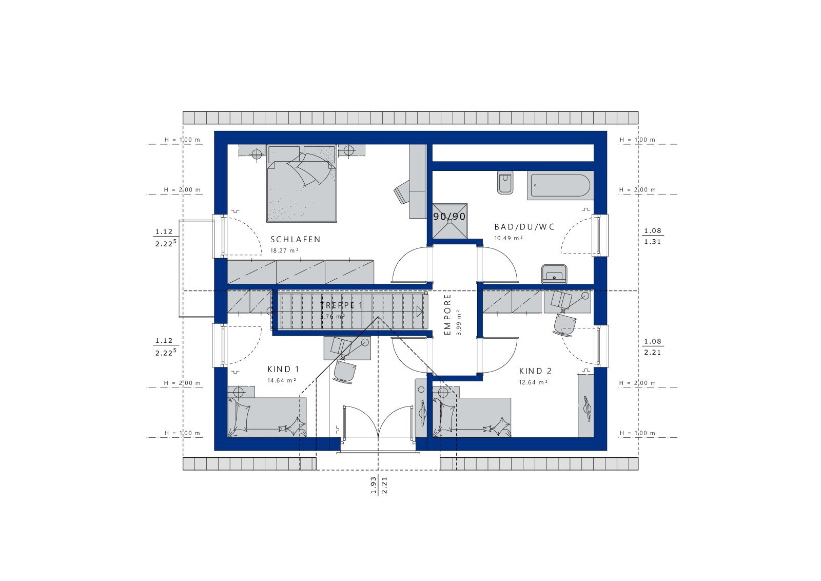 Haus zum Kauf 499.258 € 5 Zimmer 132 m²<br/>Wohnfläche 700 m²<br/>Grundstück Schinkel - Ost 120 Osnabrück 49084