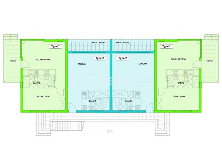 Penthouse zum Kauf 346.000 € 3 Zimmer 80 m² 1. Geschoss Gazimagusa 99640